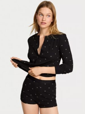 IMG_4459 Conjunto de Pijama Corto Moñitos