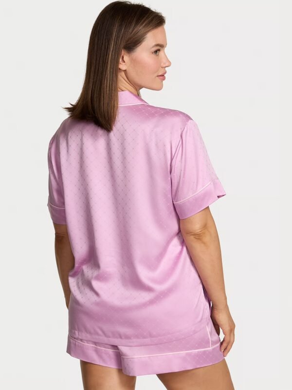 Conjunto de Pijama Corto Corazon Lila