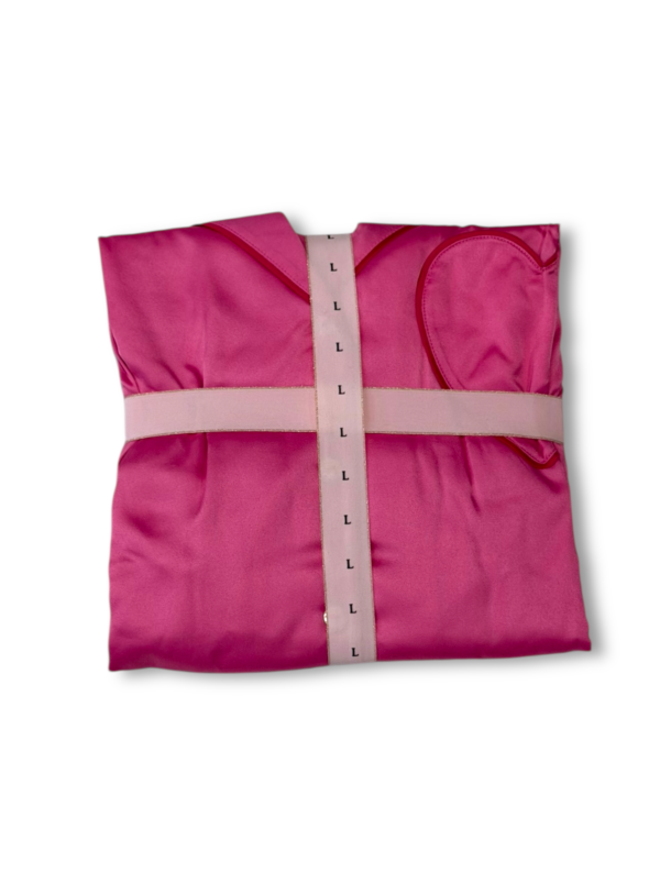 Conjunto de Pijama Corto Corazon Rosa