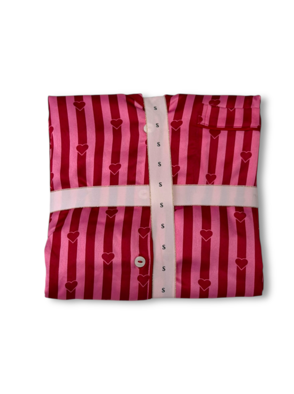 Conjunto de Pijama Largo Corazones