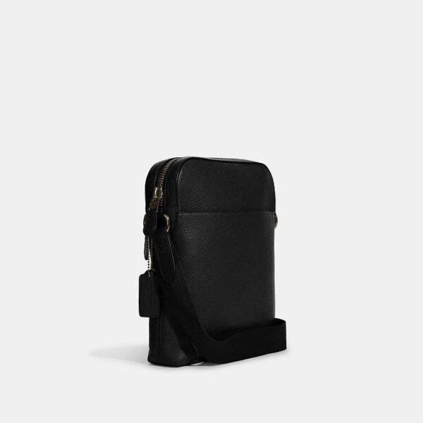 Mariconera Coach Houston Negro Liso