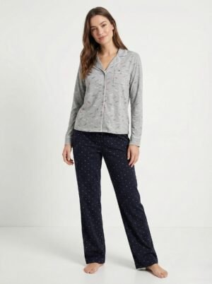 Pijama Largo de Algodon